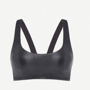 Spanx faux leather bra